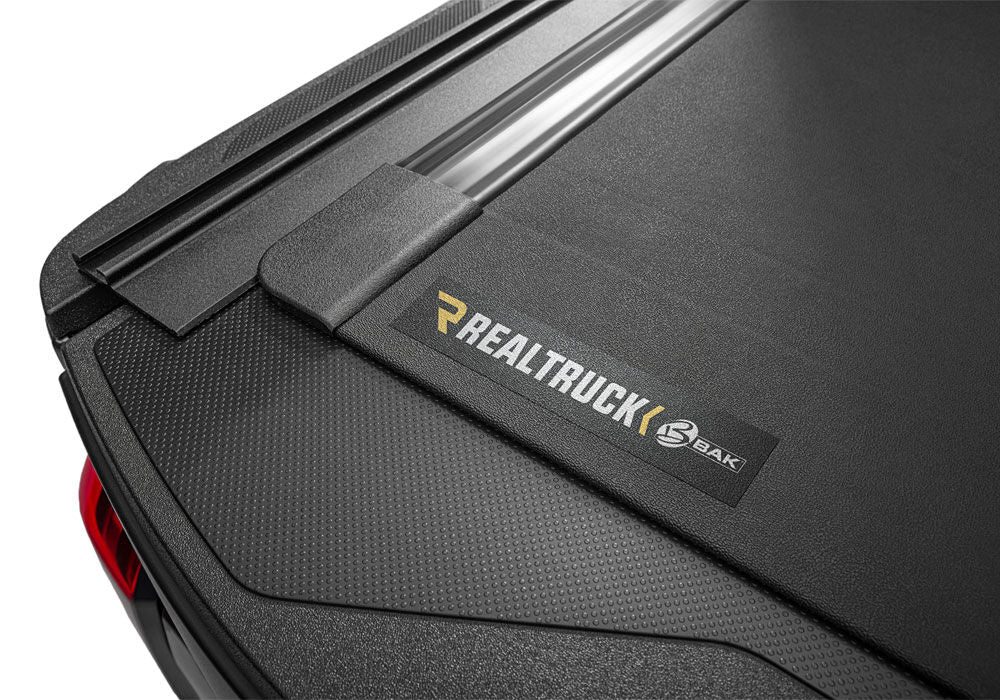 Revolver X4ts Hard Rolling Truck Bed Cover 2007-2021 Toyota Tundra 5 Foot 6 Inch Bed with Deck Rail System without Trail Special Edition Storage Boxes BAK