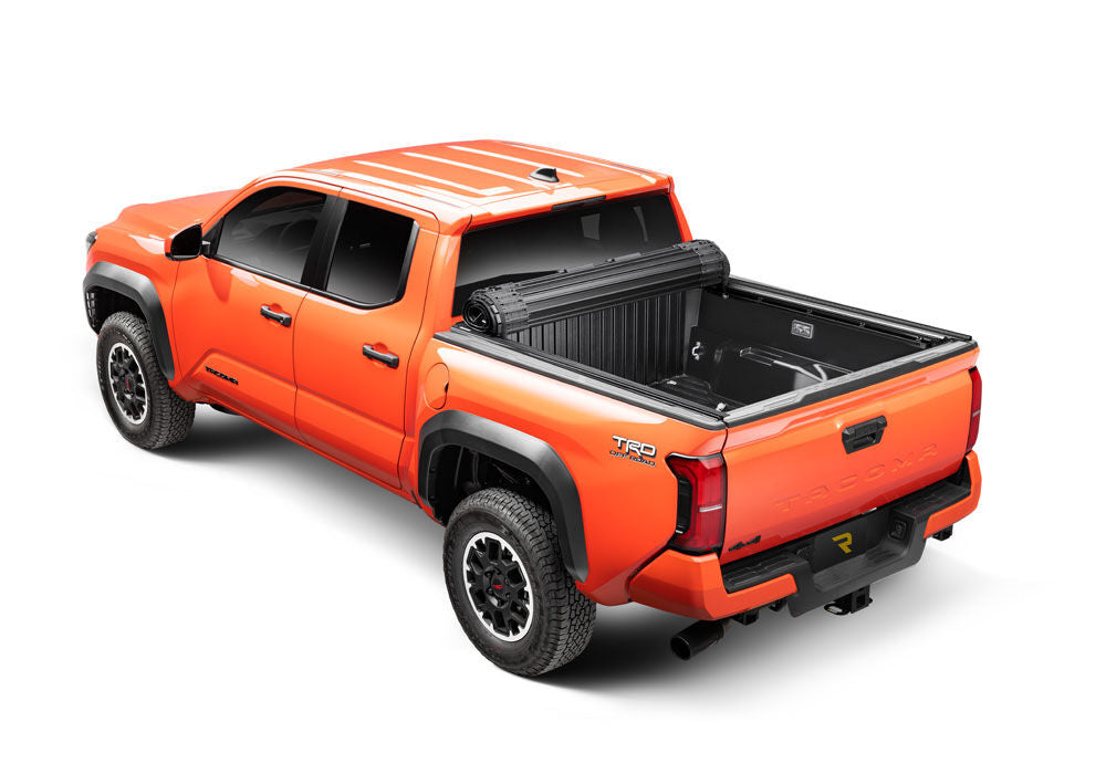 Revolver X4ts Hard Rolling Truck Bed Cover 2016-2023 Toyota Tacoma 5 Foot Bed with Deck Rail System BAK