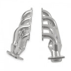 Scavenger Series Elite Header Shorty Header For 2002-2013 GM Truck/Suv 4.8L/5.3L V8, 1-5/8 Inch Primary, 16 Gauge, 3/8 Inch Flange Silver Ceramic, 409S Stainless SteelFlowmaster