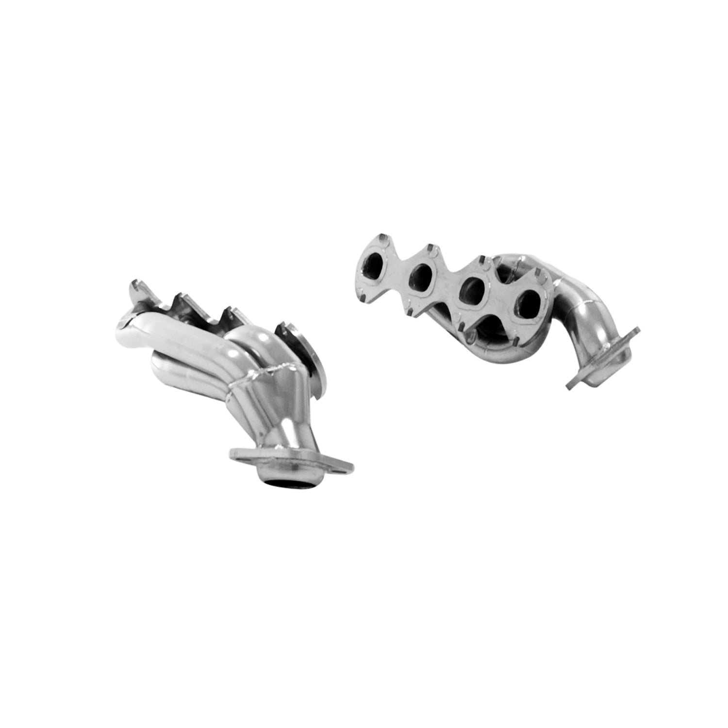 Scavenger Series Elite Header Shorty Header 2004-2010 Ford, F150 5.4L V8 1-5/8 Inch Primary 16 Gauge Tubing 3/8 Inch Flange Silver Ceramic Coating 409S Stainless Steel Carb Eo D-698-18 Compliant Flowmaster
