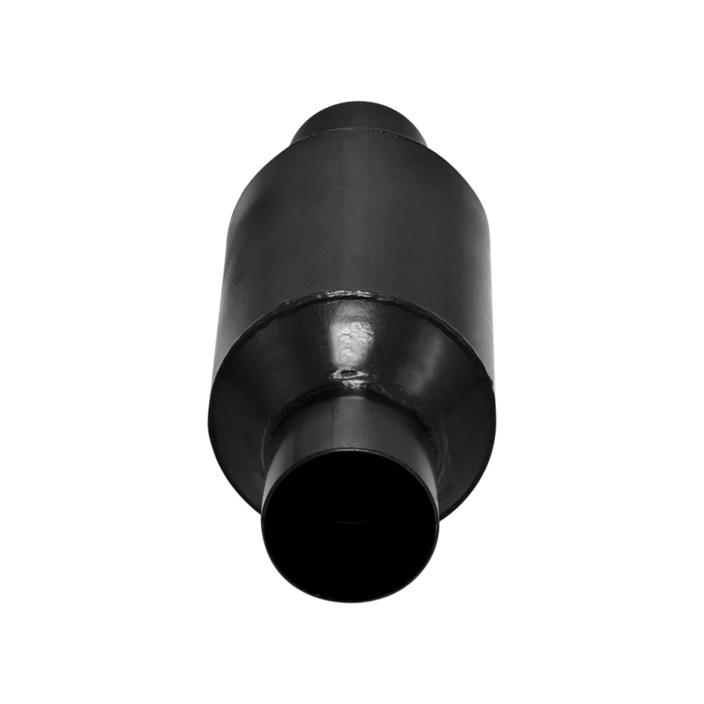 Outlaw Series Race Muffler Outlaw Series Race Muffler Short 409SS 2.50 Inch Center In Center Out Aggressive Flowmaster