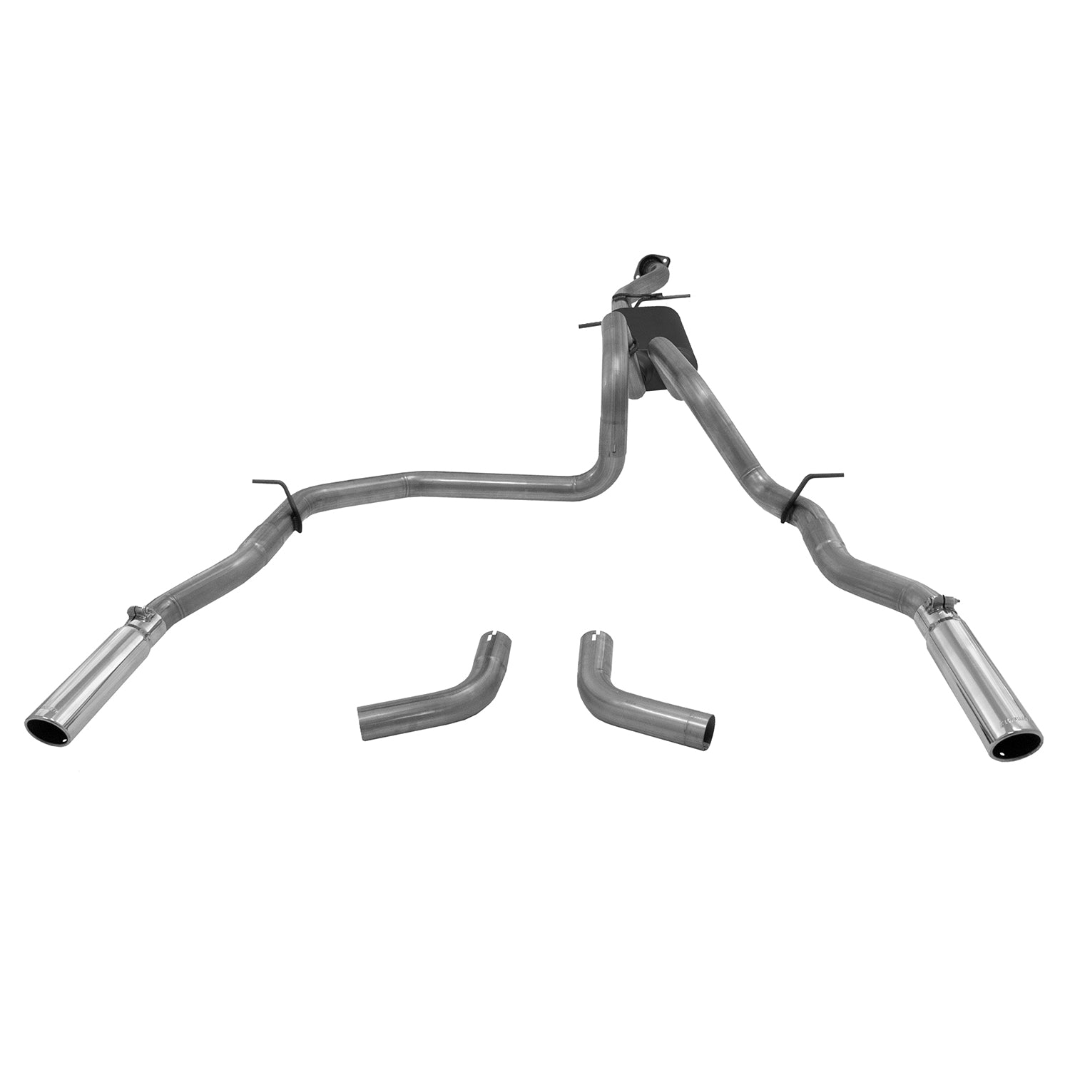 American Thunder Cat-Back Exhaust System 1999-2007* (*Classic Body Only) Chevrolet Silverado/Gmc Sierra 1500 4.3L, 4.8L, 5.3L Engine, Standard Cab/Short Bed. Stainless Steel Aggressive To Moderate Sound Flowmaster