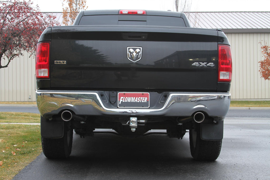 American Thunder Cat-Back Exhaust System 2009-2024 (Classic Body) Ram 1500 With 5.7L Hemi Engine, And 2009-2013 4.7L Models Aggressive Sound Flowmaster