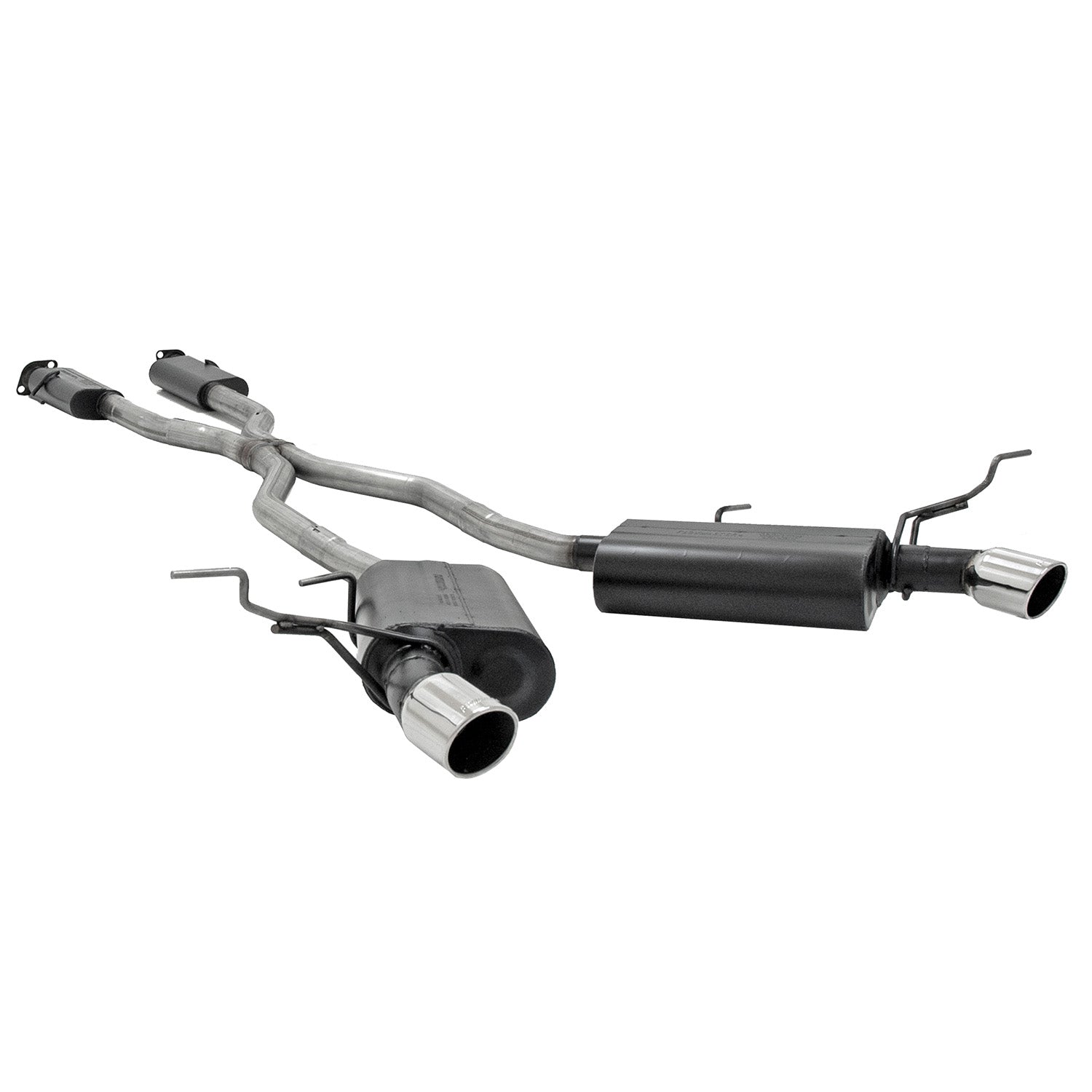 Force Ii Cat-Back Exhaust System Fits 2011-2021 Jeep Grand Cherokee 3.6, 5.7-Liter, Force Ii Cat-Back 2.5 Inch Stainless Steel Exhaust System, Dual Out Rear Exit Flowmaster