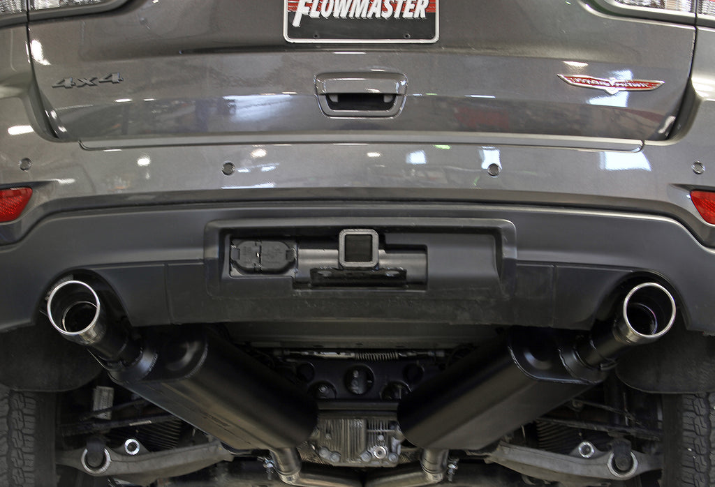 Force Ii Cat-Back Exhaust System Fits 2011-2021 Jeep Grand Cherokee 3.6, 5.7-Liter, Force Ii Cat-Back 2.5 Inch Stainless Steel Exhaust System, Dual Out Rear Exit Flowmaster