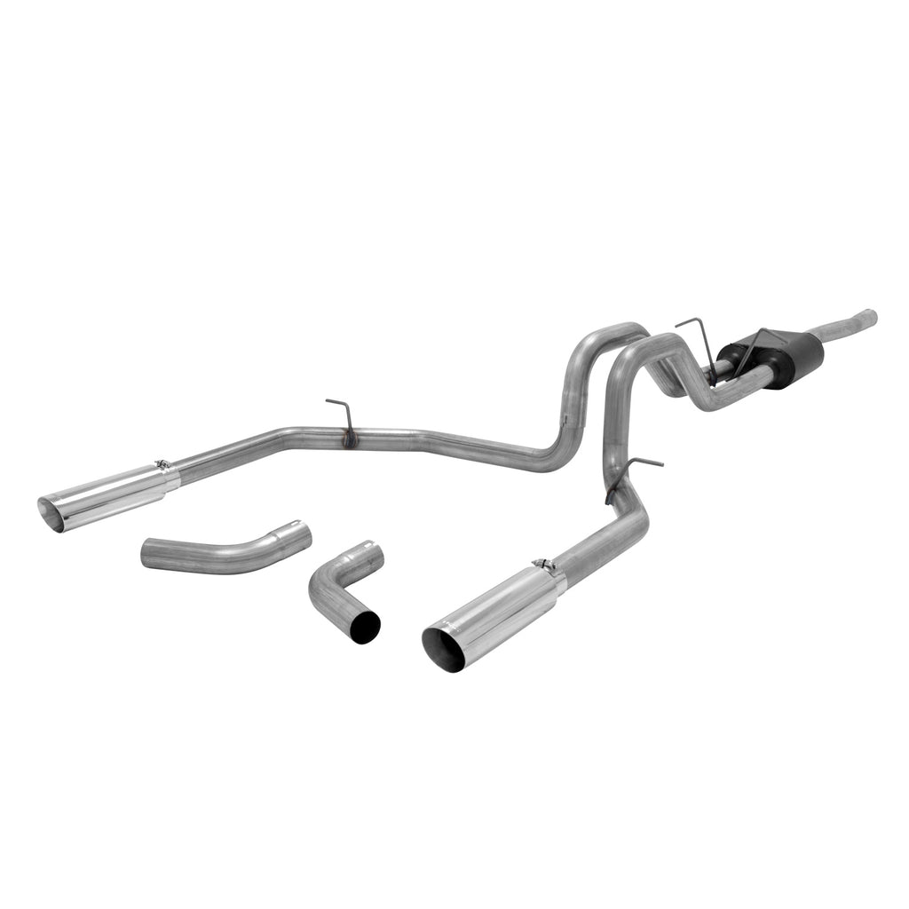 American Thunder Cat-Back Exhaust System 1998-2003 Ford F-150 With 4.6L Or 5.4L Engine Fits Both 2/4-Wheel Drive Models Aggressive Sound Flowmaster
