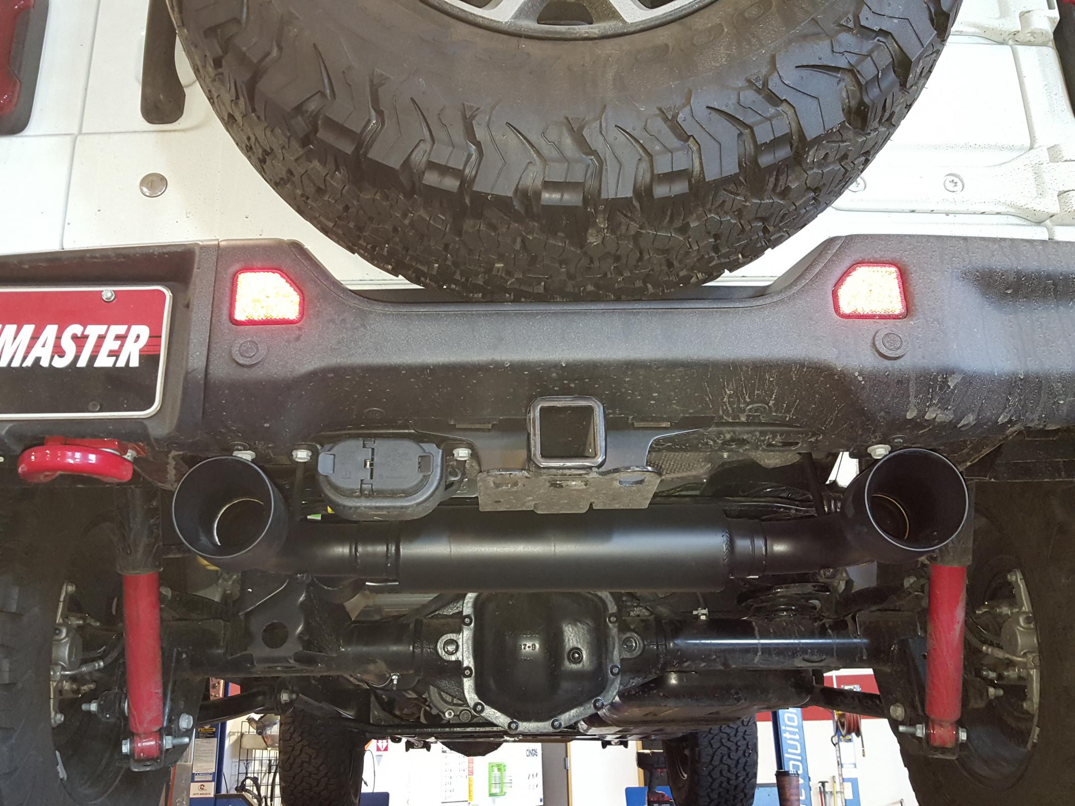 American Thunder Cat-Back Exhaust System Fits 2018-2026 Jeep Wrangler Jl Models With 3.6L Engine Aggressive To Moderate Sound Flowmaster