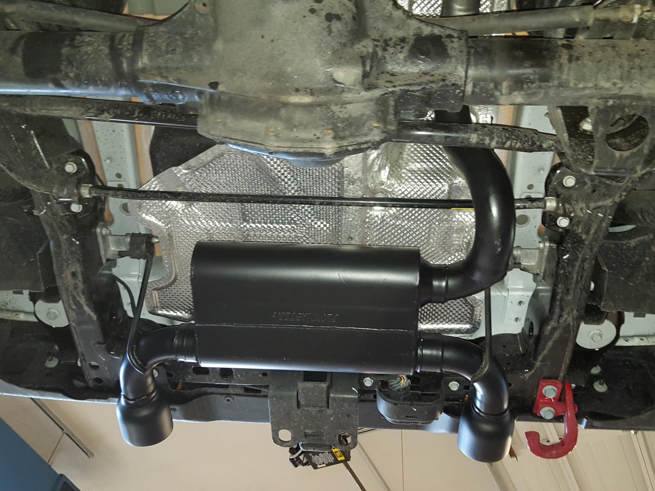 American Thunder Cat-Back Exhaust System Fits 2018-2026 Jeep Wrangler Jl Models With 3.6L Engine Aggressive To Moderate Sound Flowmaster