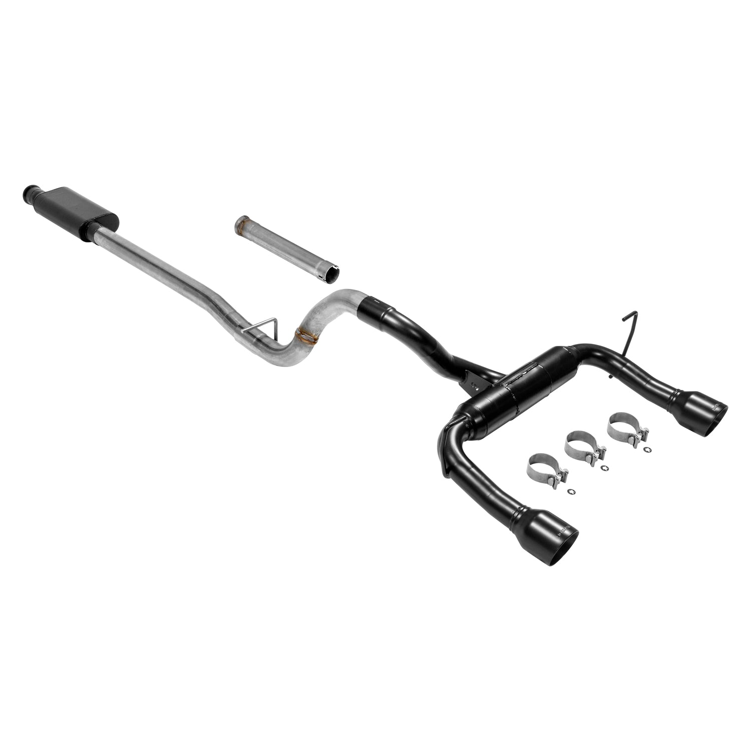 Outlaw Cat-Back Exhaust System Fits 2018-2026 Jeep Wrangler Jl 2 & 4-Door Models With The 3.6L Engine Aggressive Sound Flowmaster
