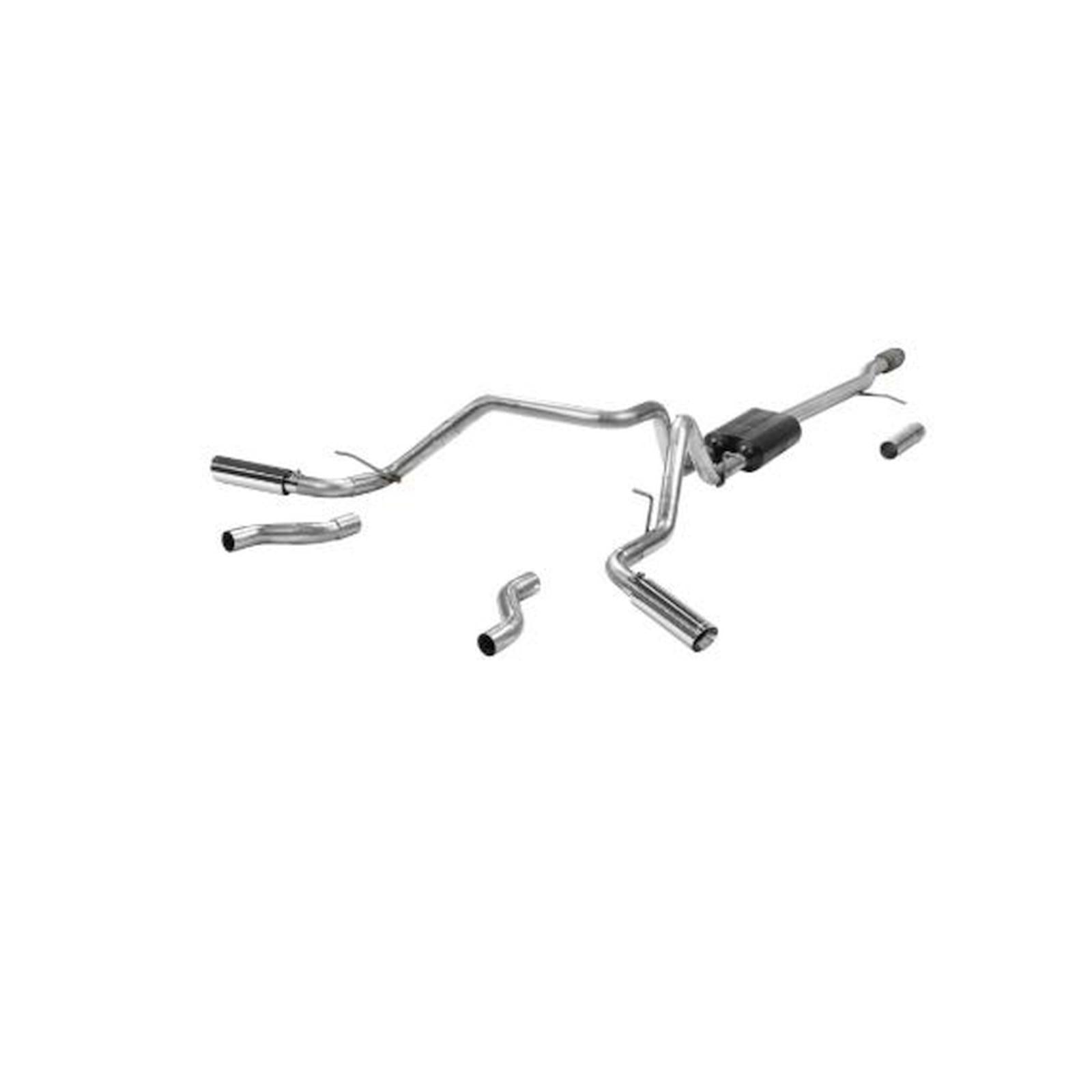 American Thunder Cat-Back Exhaust System Fits 2019-2026 Silverado/Sierra 1500 (New Body Style) 5.3L Engines Aggressive To Moderate Sound Flowmaster