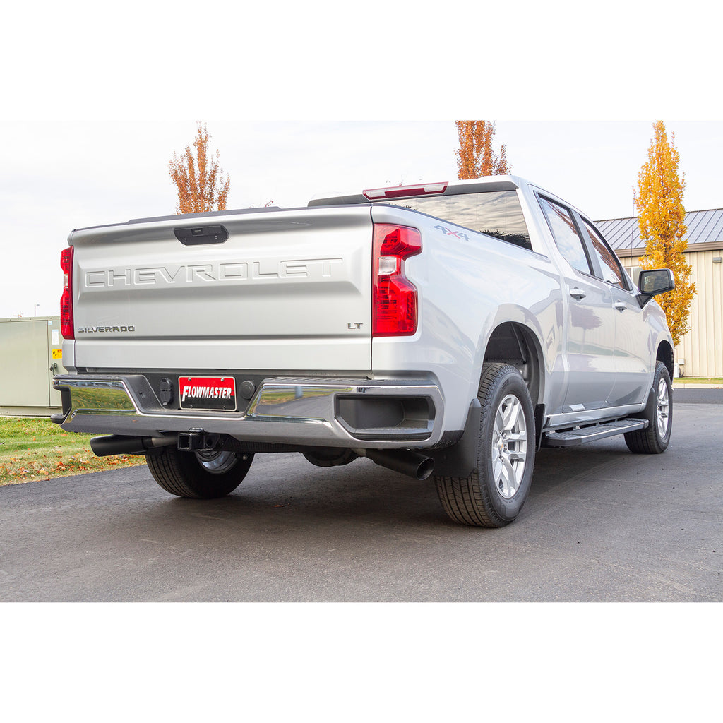 Outlaw Cat-Back Exhaust System Fits 2019-2026 (New Body) Chevrolet Silverado 1500/Gmc Sierra 1500 Crew Cab And Double Cab Models With 5.3L Engine Aggressive Sound Flowmaster