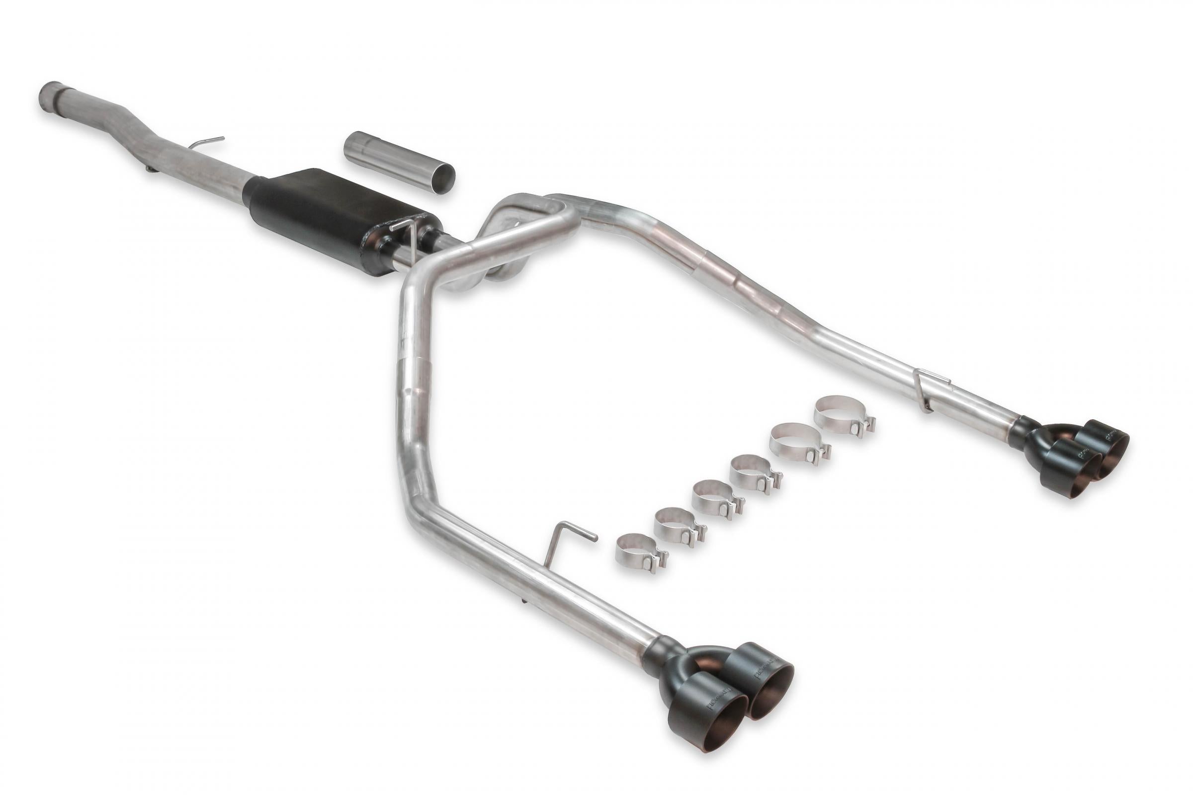 American Thunder Cat-Back Exhaust System Fits 2019-2023 Silverado/Sierra 1500 With 6.2L Engine Aggressive To Moderate Sound Flowmaster