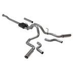 American Thunder Cat-Back Exhaust System Fits 2021-2025 Ford F-150 2.7L, 3.5L, 5.0L. American Thunder, Cat-Back, Dual Exit Stainless Steel Exhaust System Flowmaster