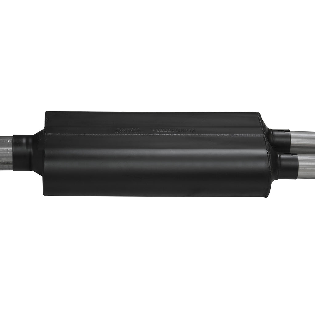 American Thunder Cat-Back Exhaust System Fits 2019-2026 Chevrolet/Gmc Silverado/Sierra 2.7-Liter, Cat-Back, Dual Out Rear/Side Exit, Stainless Steel Exhaust System Flowmaster