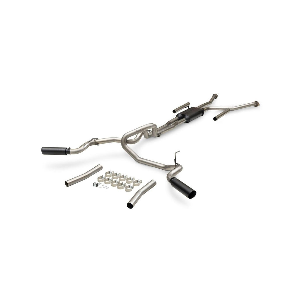 Outlaw Cat-Back Exhaust System Fits 2022-2025 Toyota Tundra, 3.4L, Includes Hybrid Models, Cat-Back, Dual Out Rear Or Side Exit, Stainless Steel Exhaust System Flowmaster