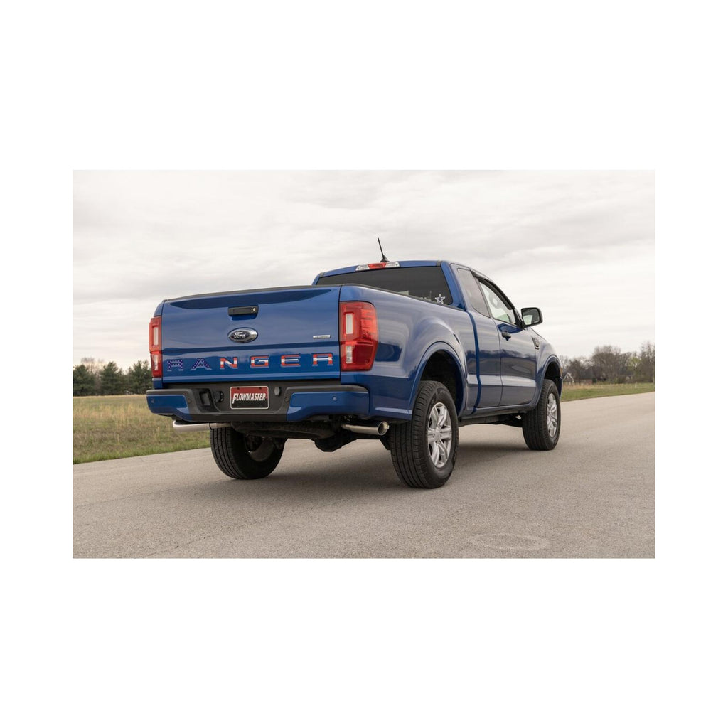 American Thunder Cat-Back Exhaust System Fits 2019-2023 Ford Ranger 2.3-Liter, American Thunder, Cat-Back Dual Exit 2.5-Inch Stainless Steel Exhaust System Flowmaster