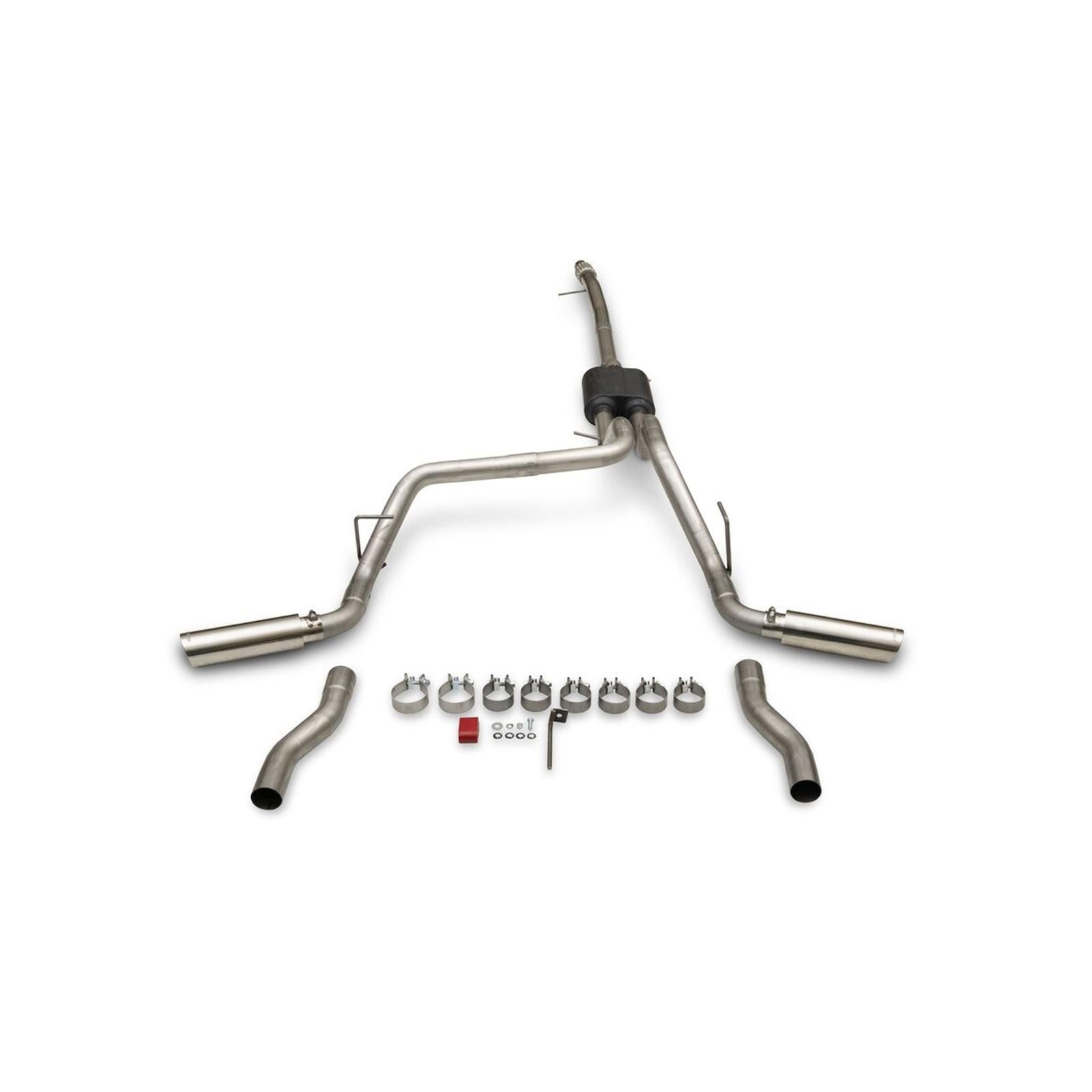American Thunder Cat-Back Exhaust System Fits 2019-2023 Ford Ranger 2.3-Liter, American Thunder, Cat-Back Dual Exit 2.5-Inch Stainless Steel Exhaust System Flowmaster