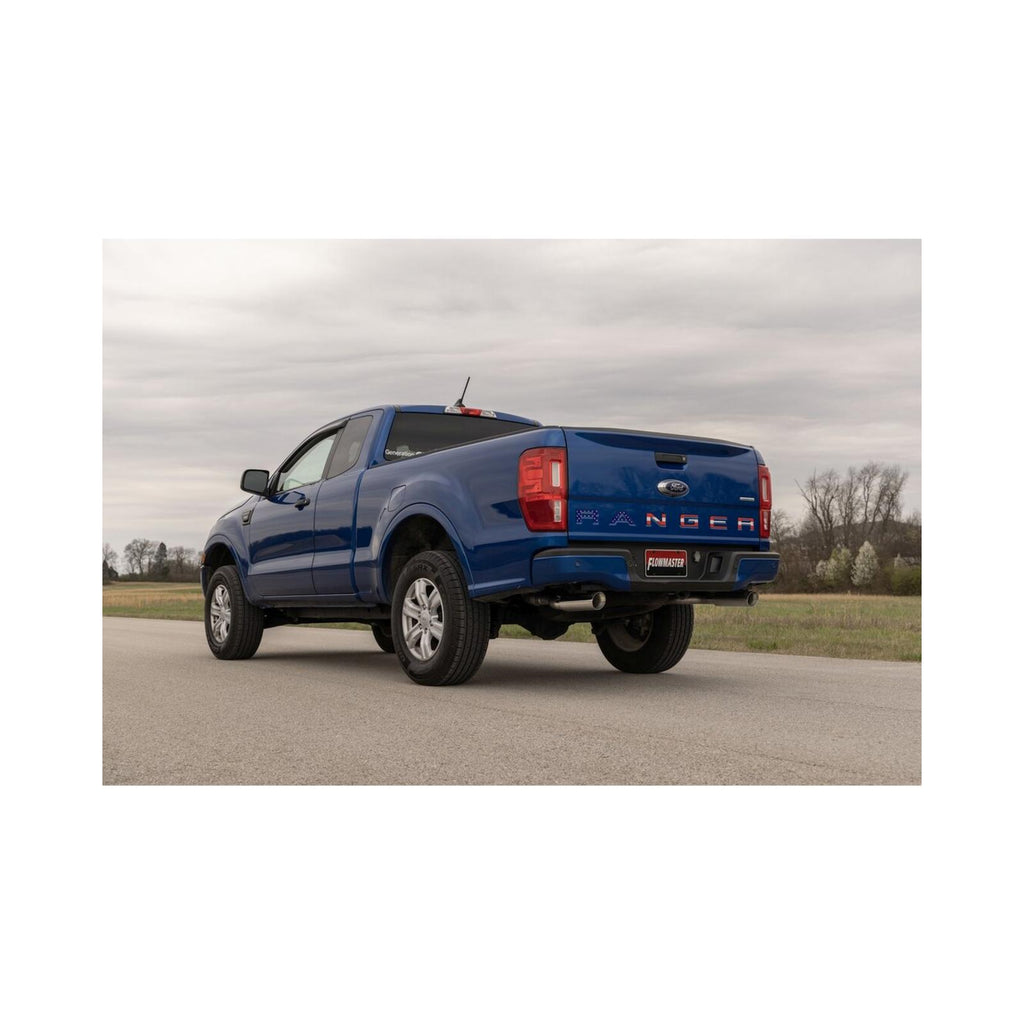 American Thunder Cat-Back Exhaust System Fits 2019-2023 Ford Ranger 2.3-Liter, American Thunder, Cat-Back Dual Exit 2.5-Inch Stainless Steel Exhaust System Flowmaster