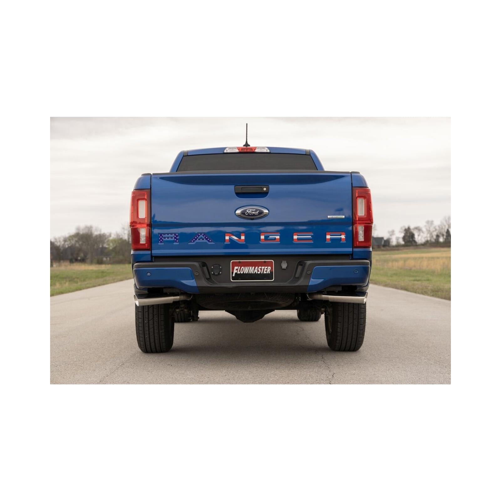 American Thunder Cat-Back Exhaust System Fits 2019-2023 Ford Ranger 2.3-Liter, American Thunder, Cat-Back Dual Exit 2.5-Inch Stainless Steel Exhaust System Flowmaster