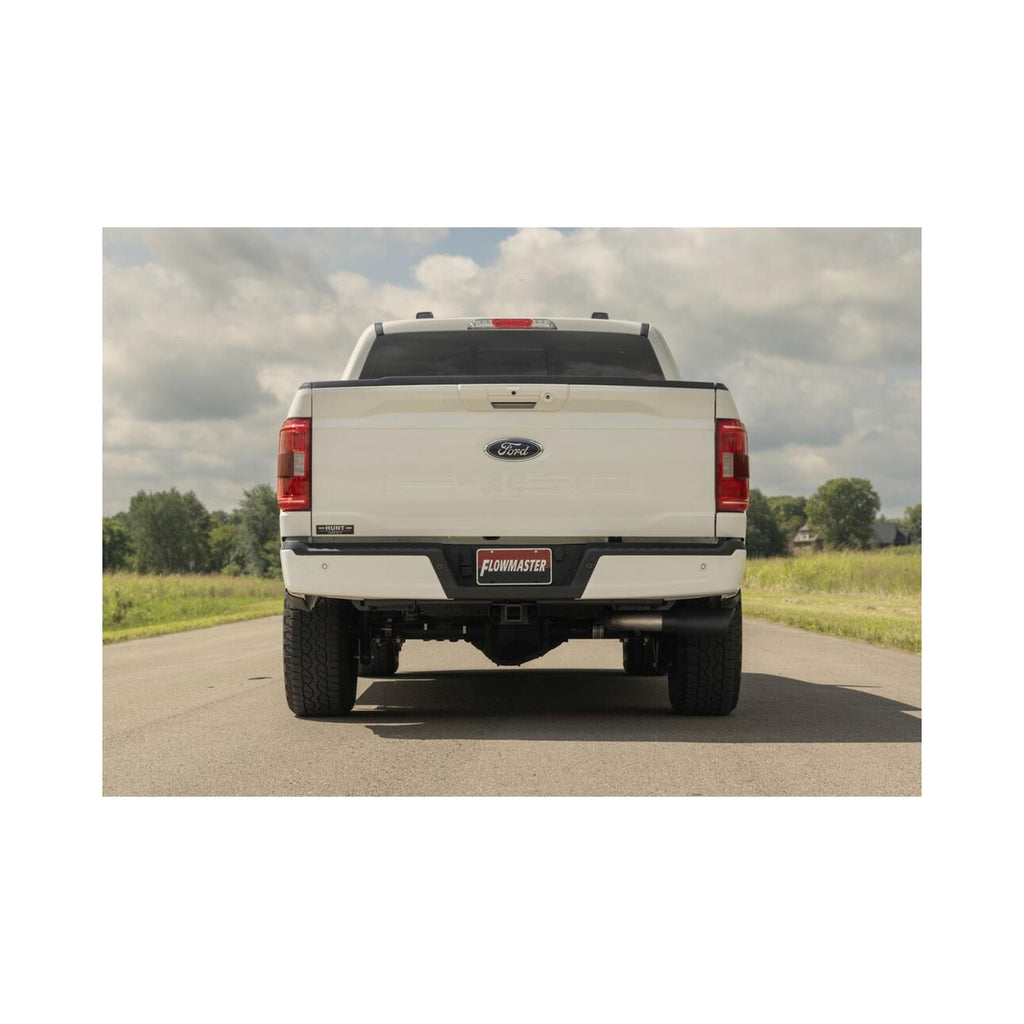 American Thunder Cat-Back Exhaust System Fits 2021-2025 Ford F-150 With 3.5-Liter Powerboost Hybrid Engine Flowmaster