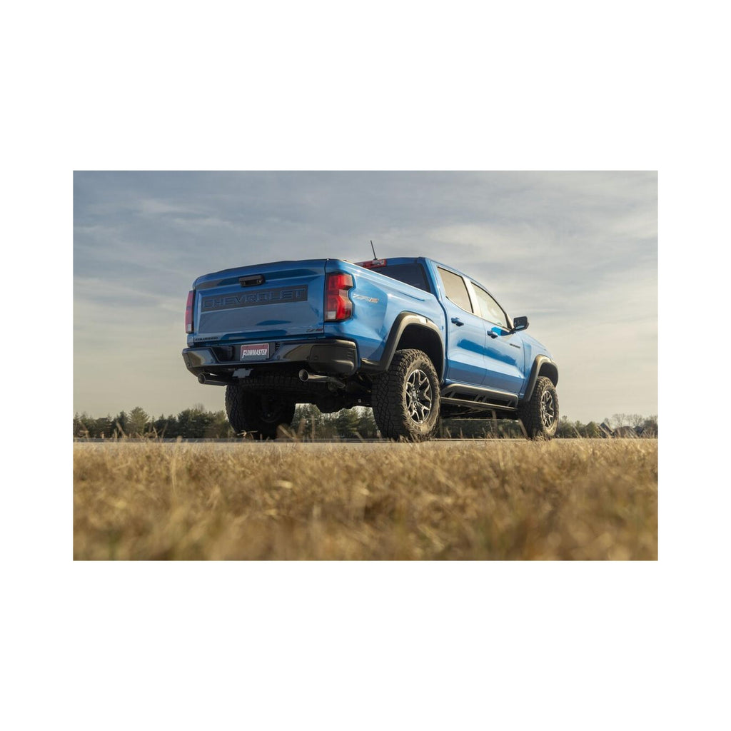 American Thunder Cat-Back Exhaust System Fits 2023-2026 GM Colorado / Canyon 2.7-Liter, Cat-Back, Dual Out Same Side Exit, Stainless Steel Exhaust System Flowmaster