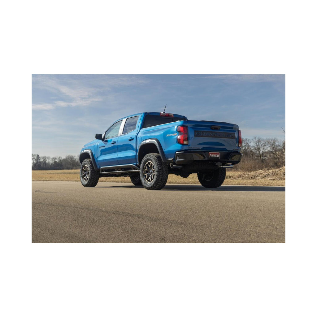 American Thunder Cat-Back Exhaust System Fits 2023-2026 GM Colorado / Canyon 2.7-Liter, Cat-Back, Dual Out Same Side Exit, Stainless Steel Exhaust System Flowmaster