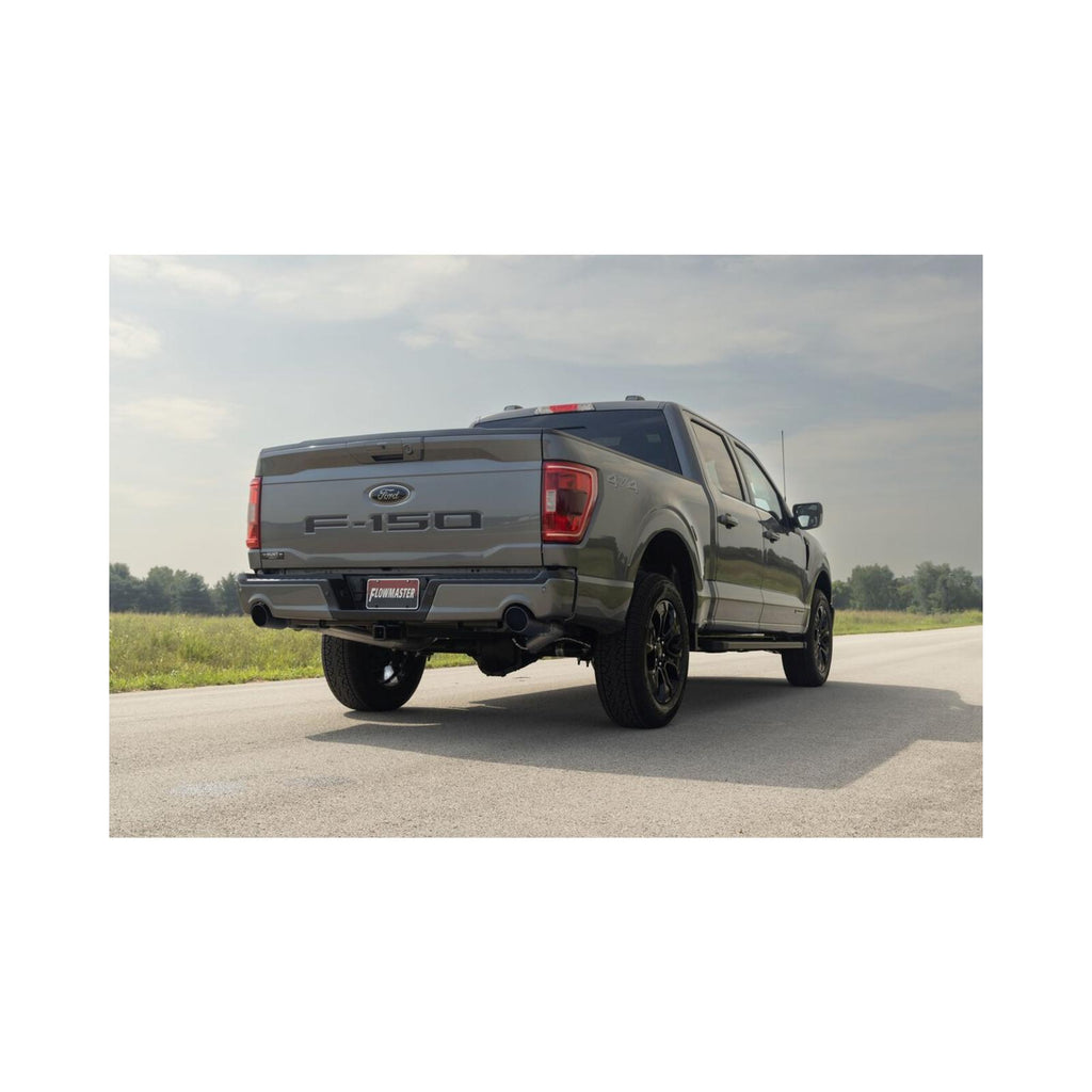 American Thunder Cat-Back Exhaust System Fits 2021-2025 Ford F-150 With 2.7, 3.5 And 5.0-Liter, Including Powerboost Hybrid Models Flowmaster