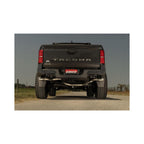 American Thunder Cat-Back Exhaust System Fits 2024-2025 Toyota Tacoma 2.4-Liter, All Wheelbases, American Thunder Dual Out Rear Or Side Exit, Cat-Back Exhaust System, Stainless Steel – Aggressive To Moderate Sound Flowmaster