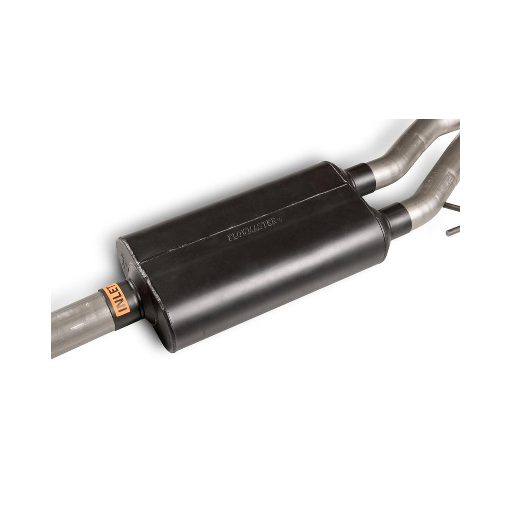 American Thunder Cat-Back Exhaust System Fits 2024-2025 Toyota Tacoma 2.4-Liter, All Wheelbases, American Thunder Dual Out Rear Or Side Exit, Cat-Back Exhaust System, Stainless Steel – Aggressive To Moderate Sound Flowmaster