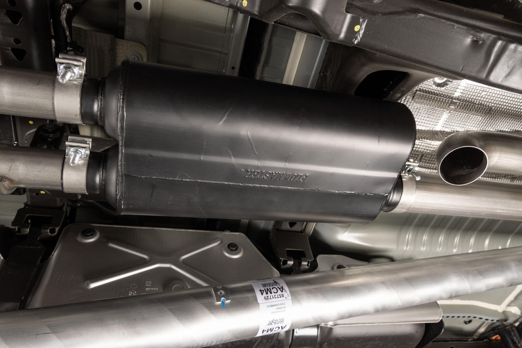 American Thunder Cat-Back Exhaust System Fits 2024-2026 GM 1500 6.2-Liter, American Thunder Cat-Back Exhaust System, With Active Valve, 409 Stainless Steel Flowmaster