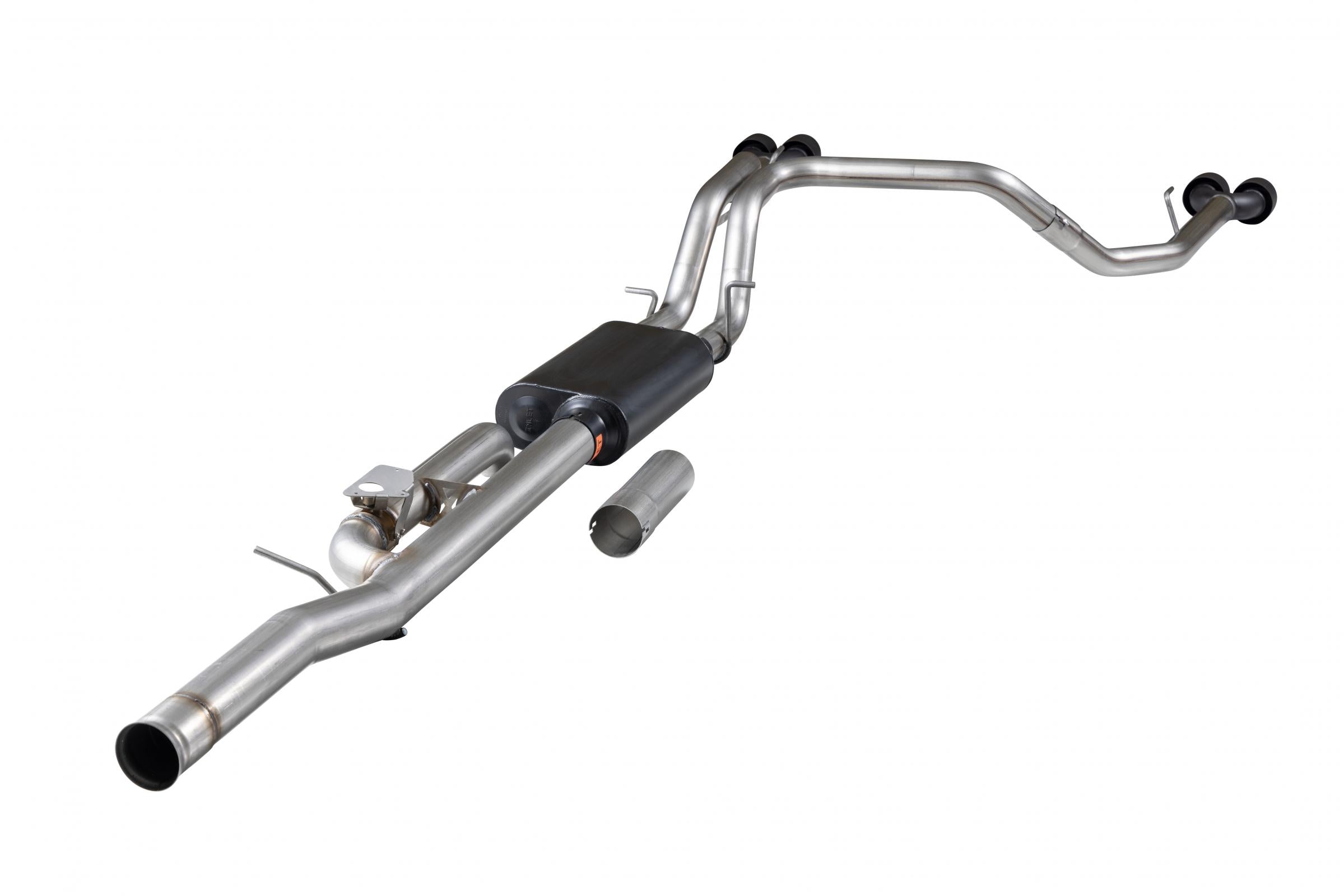 American Thunder Cat-Back Exhaust System Fits 2024-2026 GM 1500 6.2-Liter, American Thunder Cat-Back Exhaust System, With Active Valve, 409 Stainless Steel Flowmaster