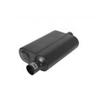 Super 44 Series Chambered Muffler Super 44 Series Stainless Steel 2.25 Offset In 2.25 Center Out Aggressive Sound Flowmaster
