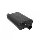 Super 44 Series Chambered Muffler Super 44 Series Stainless Steel 2.25 Offset In 2.25 Center Out Aggressive Sound Flowmaster