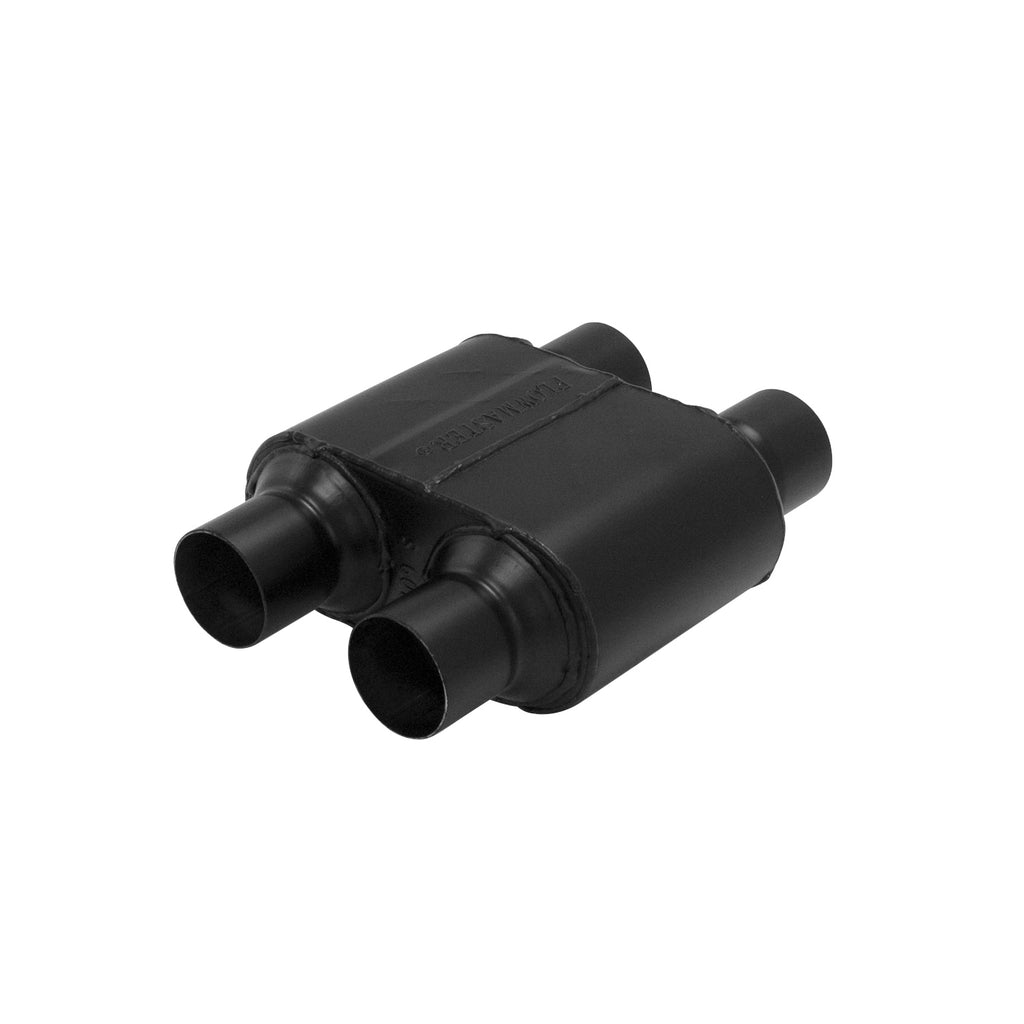 Super 10 Series Chambered Muffler Super 10 Series Stainless Steel 2.50 Inch In/Out Super Aggressive Sound Flowmaster