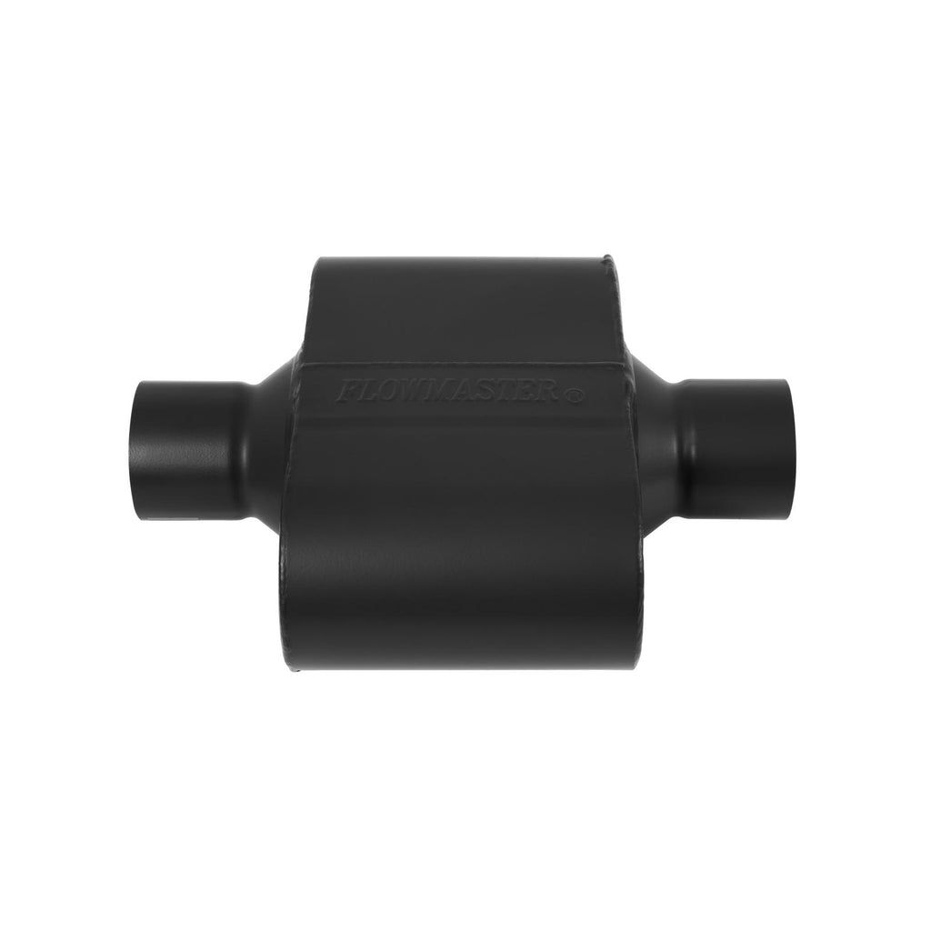 Super 10 Series Chambered Muffler Super 10 Series Stainless Steel 2.50 Center In 2.50 Center Out Aggressive Sound Flowmaster