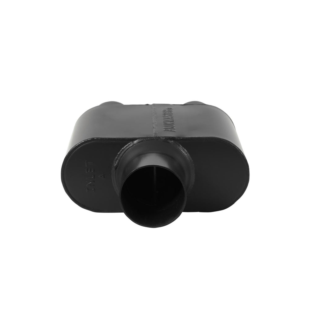 Super 10 Series Chambered Muffler Super 10 Series Stainless Steel 3.00 Center In 2.50 Dual Out Aggressive Sound Flowmaster