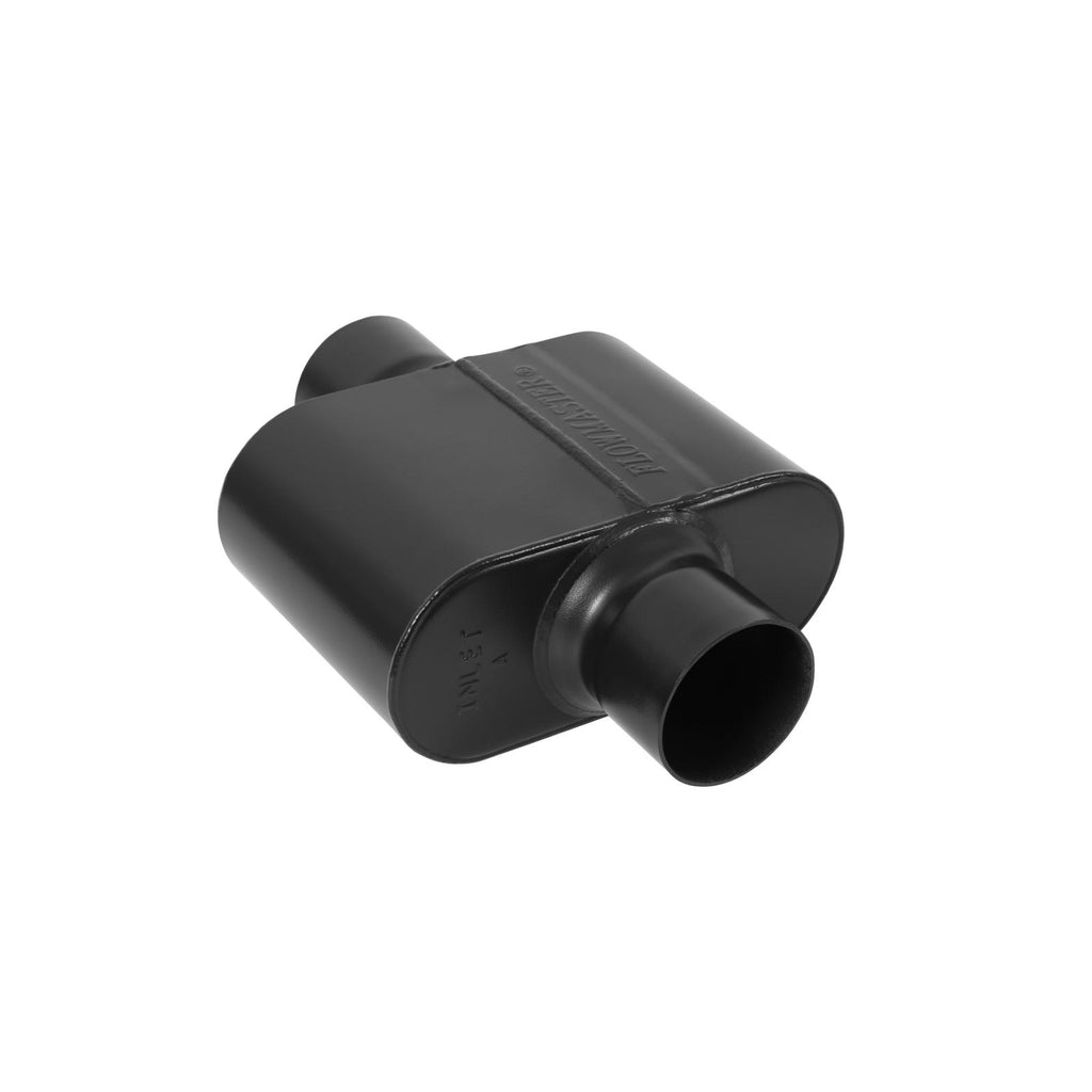 Super 10 Series Chambered Muffler Super 10 Series Stainless Steel- 3.00 Center In 3.00 Center Out Aggressive Sound Flowmaster
