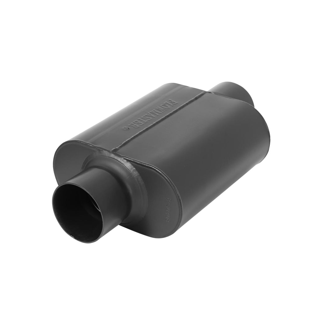 40 Series Delta Force Race Muffler 40 Series Race Muffler 409SS- 3.00 Center In 3.00 Center Out Aggressive Sound Flowmaster