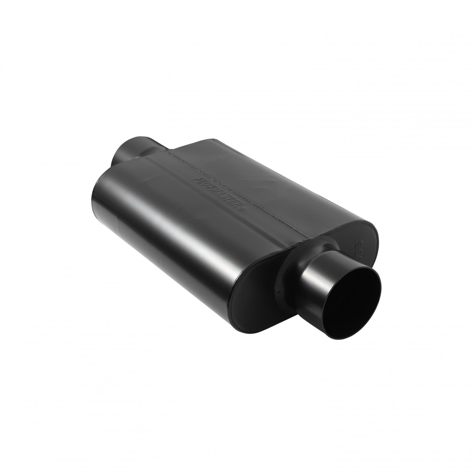 40 Series Delta Force Race Muffler 40 Series Race Muffler 409SS 3.50 Center In 3.50 Center Out -Aggressive Sound Flowmaster