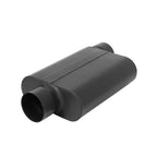 40 Series Delta Force Race Muffler 40 Series Race Muffler 409SS 3.50 Offset In 3.50 Center Out -Aggressive Sound Flowmaster