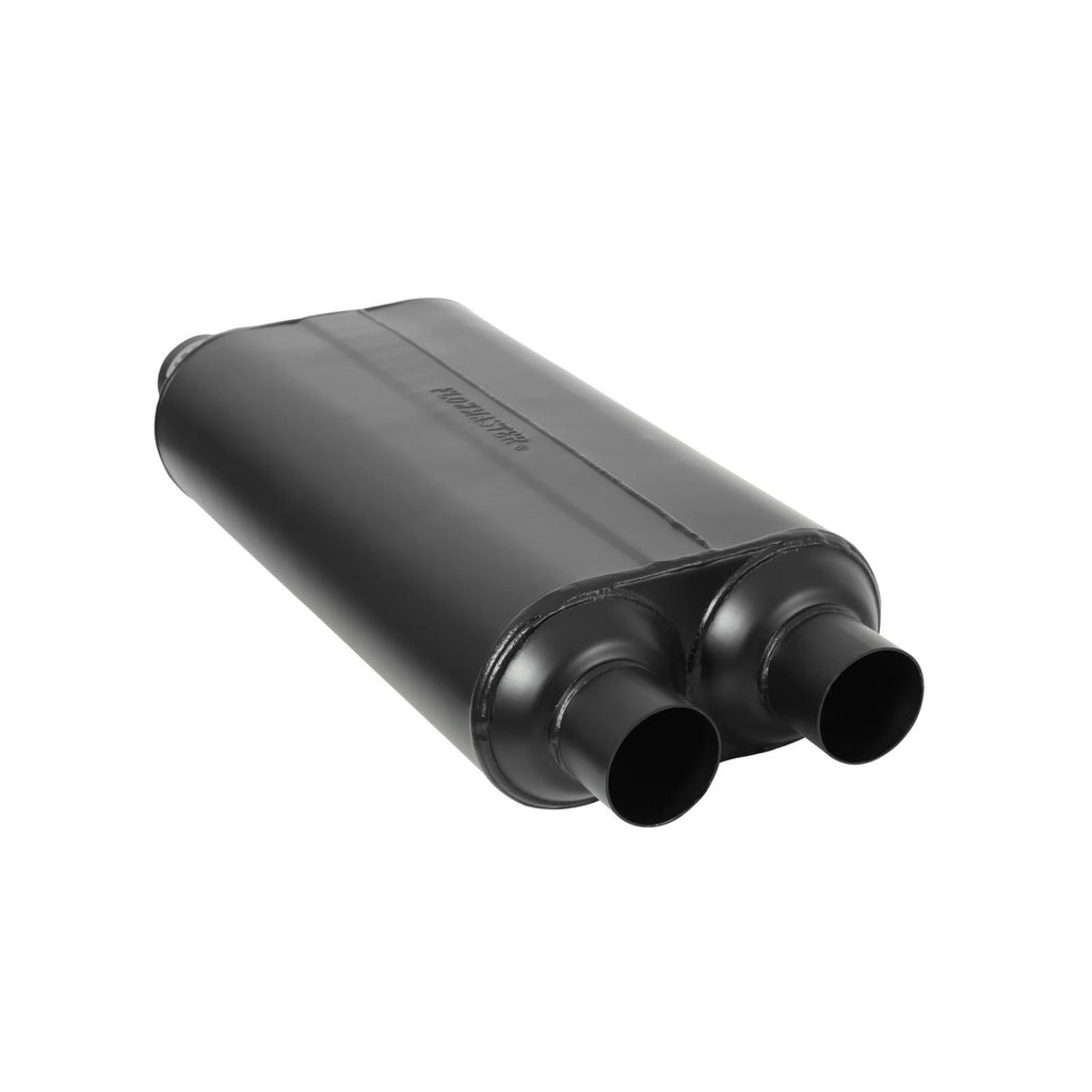 50 Series Hd Chambered Muffler 50 H.D. Stainless Steel 2.50 Dual In 2.50 Dual Out Moderate Sound Flowmaster