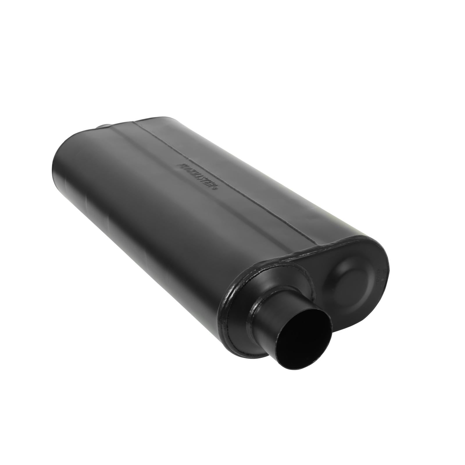 70 Series Chambered Muffler 70 Series Stainless Steel 3.00 Center In 3.00 Offset Out Mild Sound Flowmaster