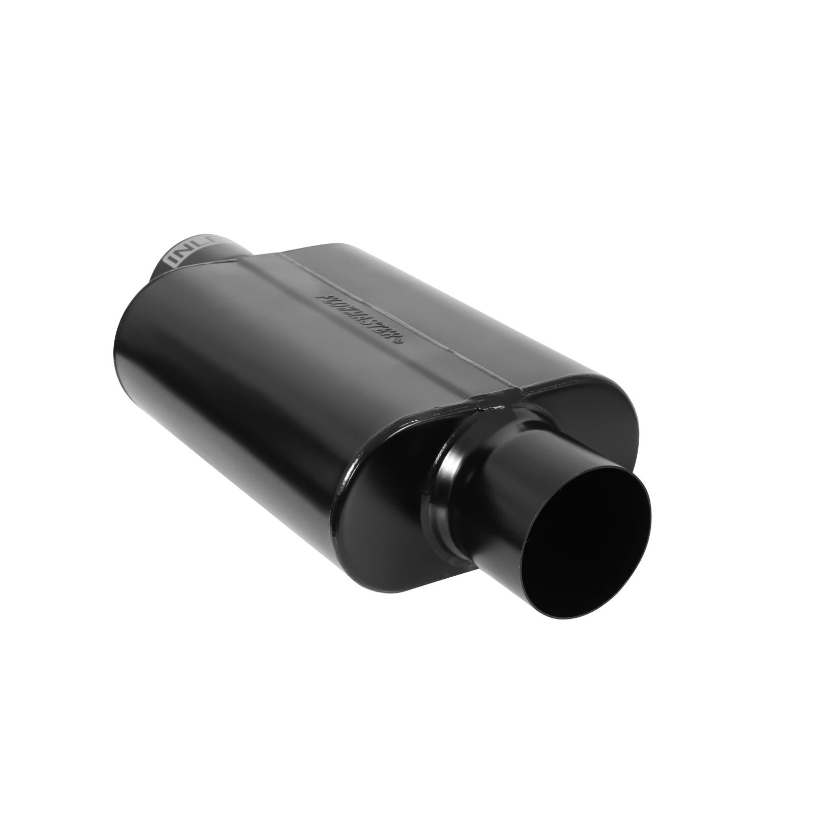 40 Series Delta Force Race Muffler Top Ten Race Muffler 409SS 4.00 Center In 4.00 Center Out Aggressive Sound Flowmaster