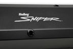Valve Cover Fabricated Aluminum Chrysler Small Block Black Finish 1964-91 Chrysler Small Block 273-360 Cubic Inch Exc. Magnum Sniper EFI