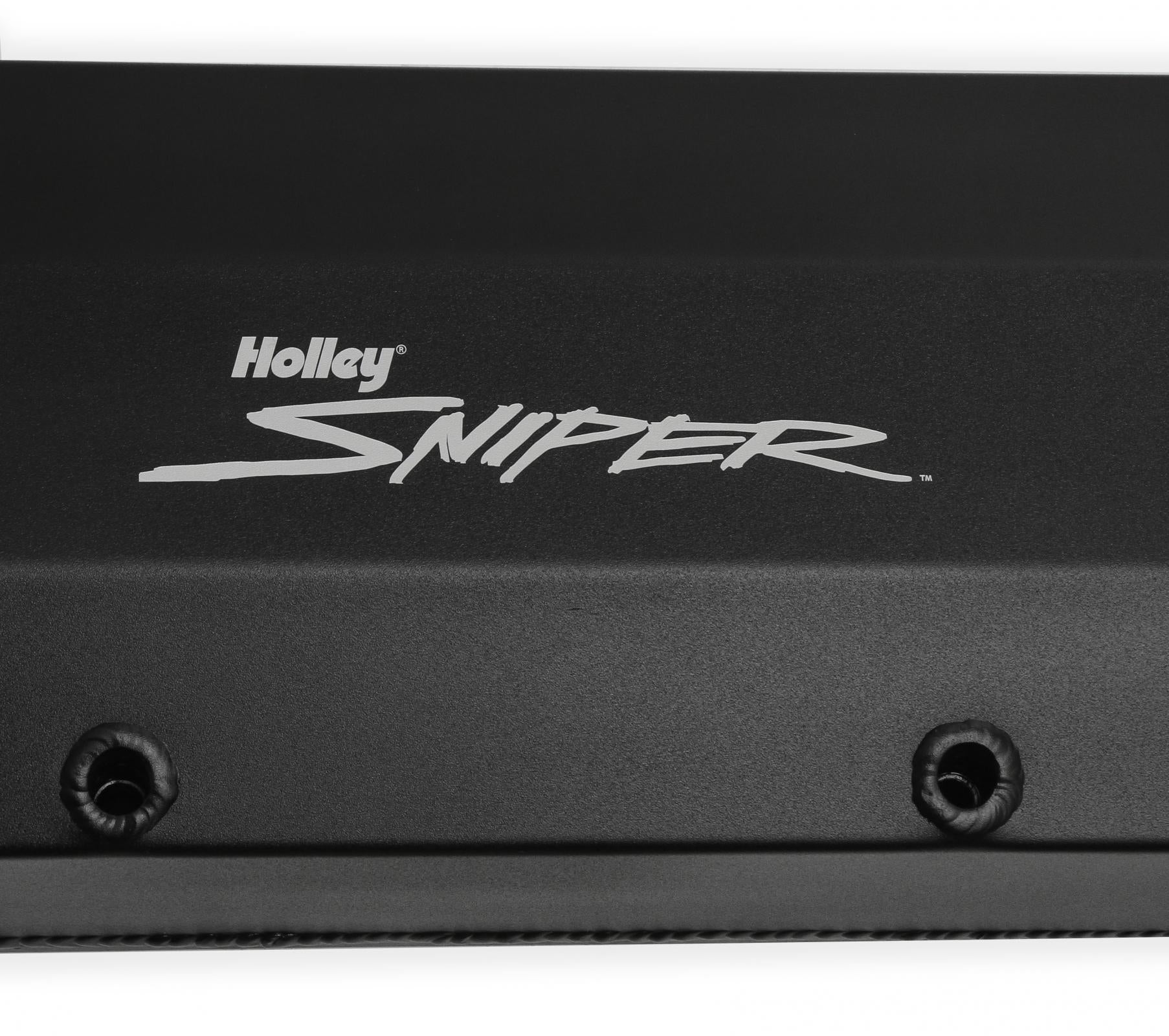 Valve Cover Fabricated Aluminum Ford Big Block Black Finish 1968-97 Ford Big Block 429-460 Cubic Inch Sniper EFI
