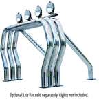 Triple Bar/Single Kicker (Between Wheel Wells) Chrome 1975-1983 Ford F-100 1975-1986 Chevrolet C10/C20/C30 Go Rhino