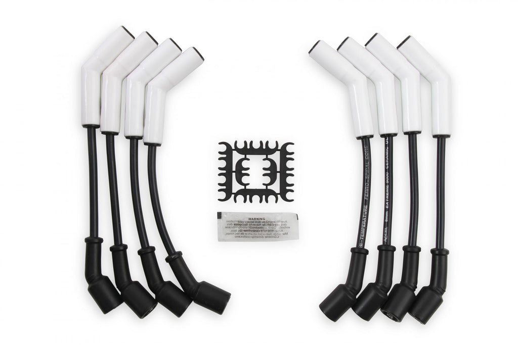 Spark Plug Wire Set Extreme 9000 Ceramic Boot Ls Terminals Ls3/Ls4/Ls7 This Custom Fit Extreme Heat Ceramic Boot Ferro-Spiral Core Spark Plug Wire Set Fits GM Gen 4 Ls3/Ls4/Ls7 Engines ACCEL