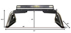 Sport Bar 2.0 for Full Sized Trucks Textured Black 2007-2021 Toyota Tundra 2009-2024 Dodge Ram 1500/2500/3500 Go Rhino
