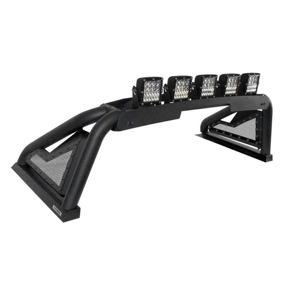 Sport Bar 2.0 with Power Actuated Retractable Light Mount Textured Black 2007-2021 Toyota Tundra 2009-2026 Dodge Ram 1500/2500/3500 Go Rhino
