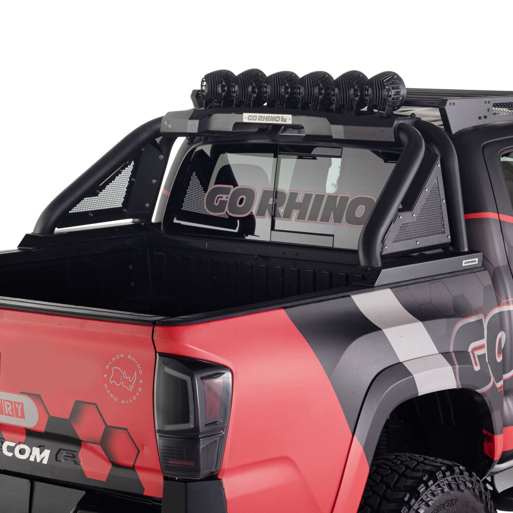 Sport Bar 2.0 with Power Actuated Retractable Light Mount Textured Black 2015-2026 Colorado/Canyon 2016-2026 Toyota Tacoma Go Rhino